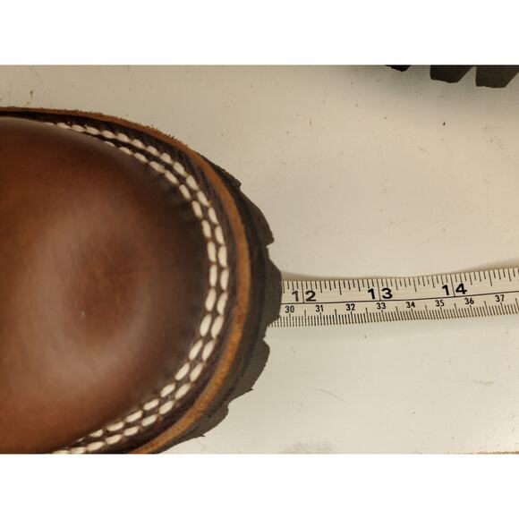 Slow Wear Lion Handmade in Japan Ultra High End Zip/Lace Up Leather Boots US 7 E - Picture 10 of 15